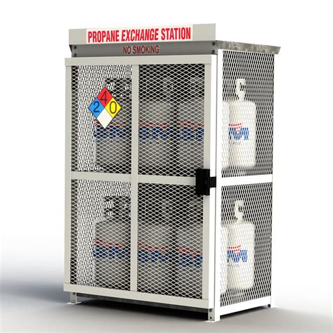 metal box for propane tank|propane tank storage box.